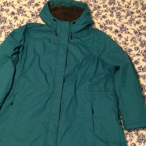 L L Bean Winter Warmer Coat, Wind and water-resistant 100% nylon shell. Teal